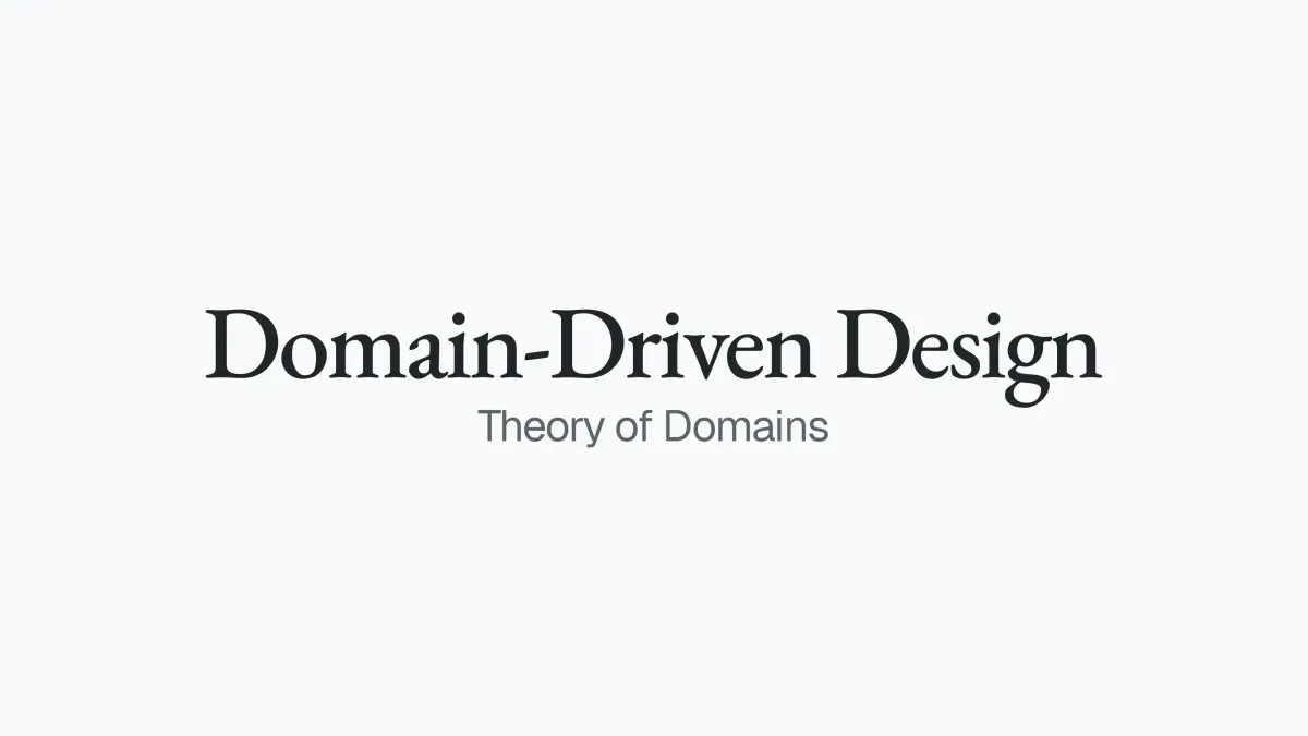 Domain-Driven Design: Core, Supporting & Generic Subdomains