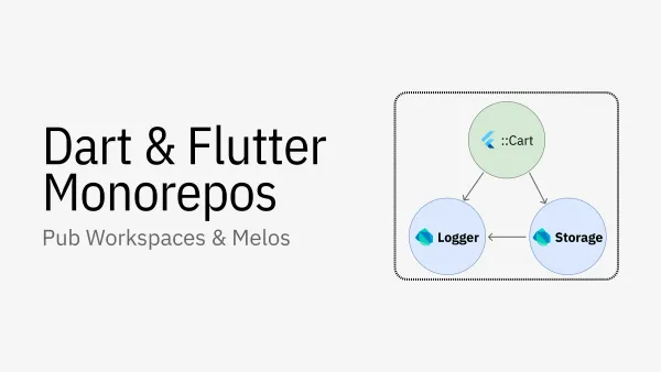 Dart & Flutter Monorepos: Pub Workspaces and Melos